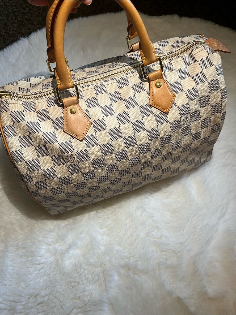 Louis Vuitton Speedy 30 Damier Azur Bag